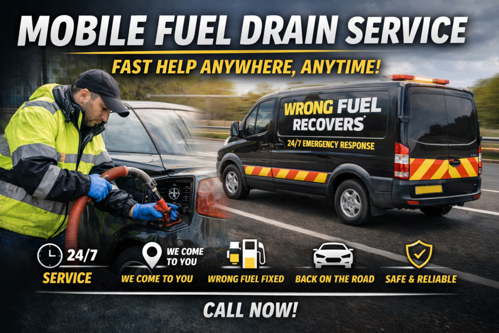 Mobile Fuel Drain