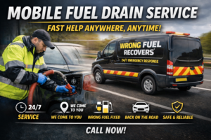 Mobile Fuel Drain