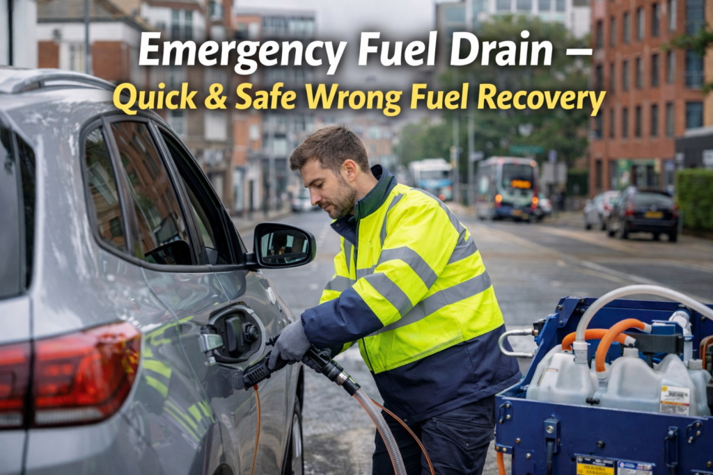 emergency fuel drain