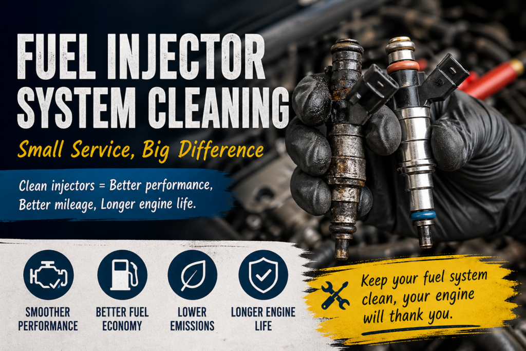fuel injector system cleaning