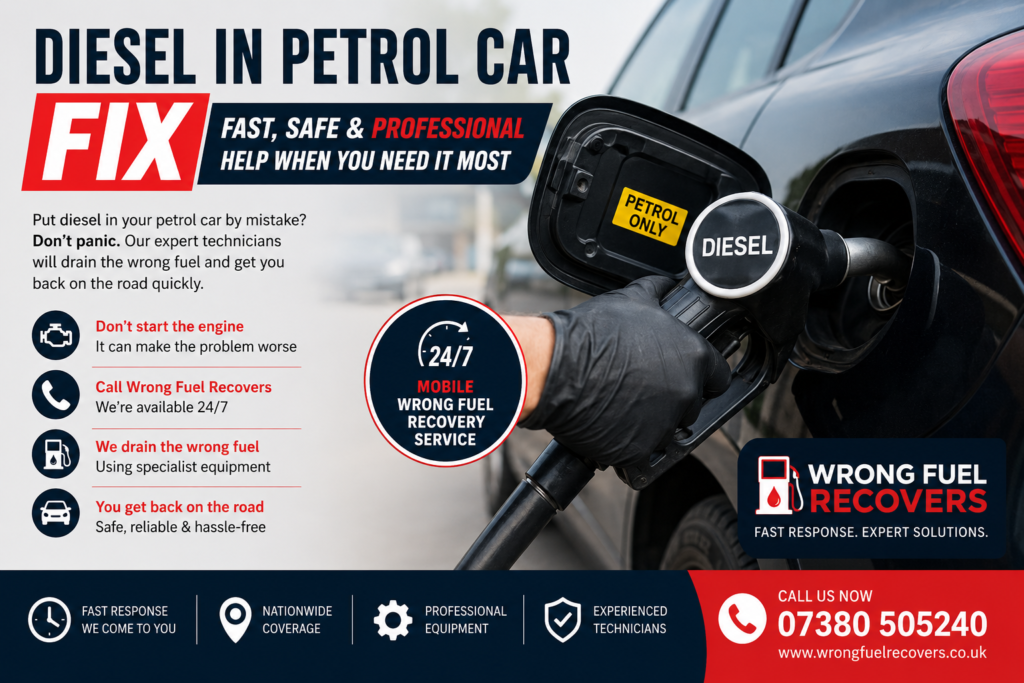 Diesel in Petrol Car Fix