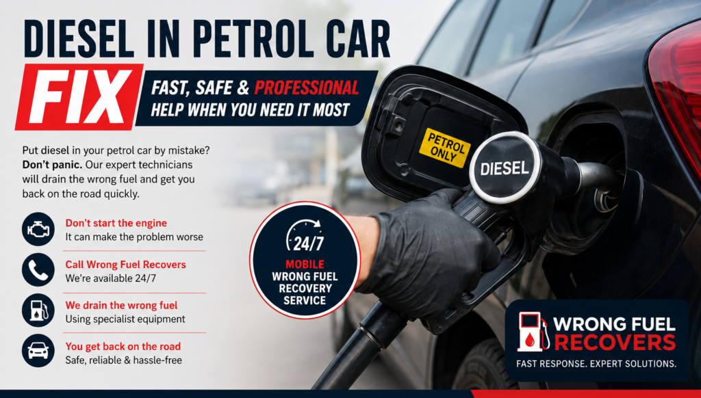 Diesel in Petrol Car Fix