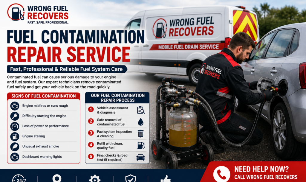 fuel contamination repair service