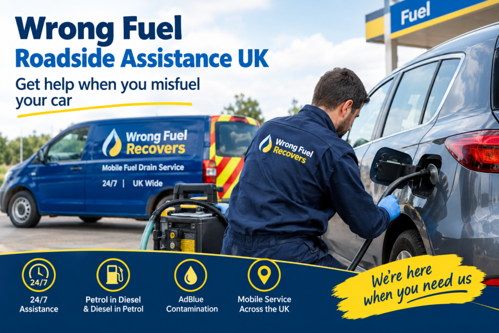 Wrong Fuel Roadside Assistance UK
